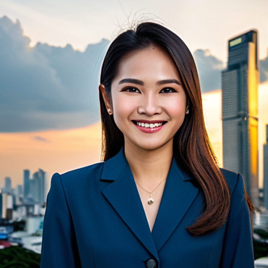 SQL 최적화를 위한 함수 사용 전략 - "A professional Thai businesswoman in a modern, modest business suit, smiling warmly, standing in fr...